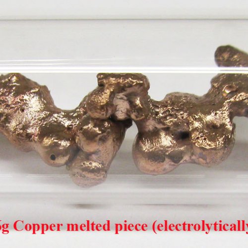 Měď-Cu-Cuprum 3N5 6,66g Copper melted piece (electrolytically refined).jpg