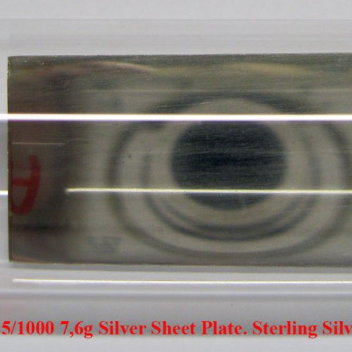 Stříbro - Ag - Argentum 925-1000 7,6g Silver Sheet Plate. Sterling Silver Jewelery..jpg