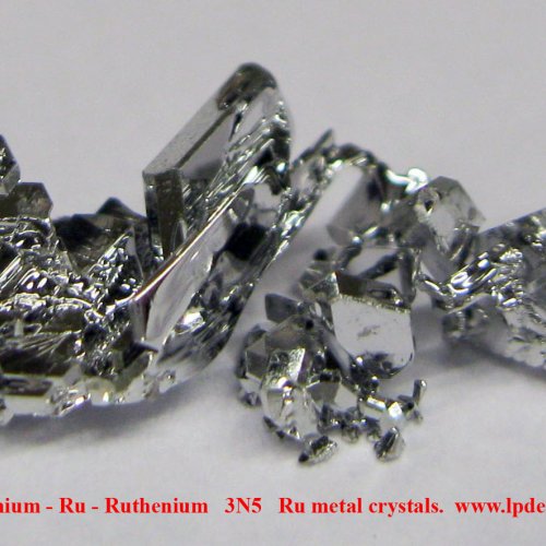 Ruthenium - Ru - Ruthenium   3N5   Ru metal crystals.10.jpg