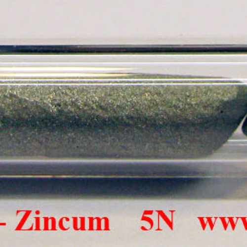 Zinek - Zn - Zincum  Sample-glossy surface.