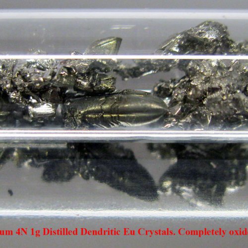 Europium - Eu - Europium 4N 1g Distilled Dendritic Eu Crystals. Completely oxides free. 7.jpg