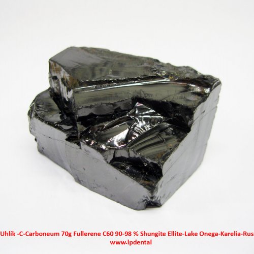 Uhlík -C-Carboneum 70g Fullerene C60 Shungite Ellite-Lake-Onega-Karelia-Russia 3.jpg