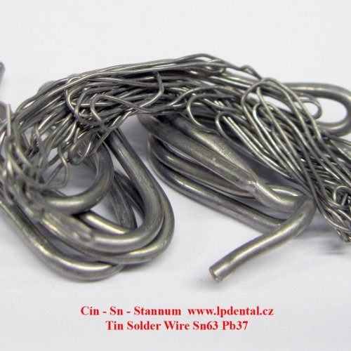 Cín - Sn - Stannum Tin Solder Wire Sn63 Pb37 Cínová pájka.jpg