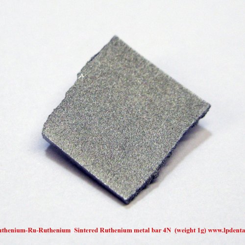 Ruthenium-Ru-Ruthenium  Sintered Ruthenium metal bar 4N  (weight 1g) 2.jpg