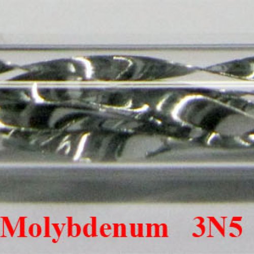 Molybden - Mo - Molybdenum Metal Foil Sample.Sample-glossy surface.