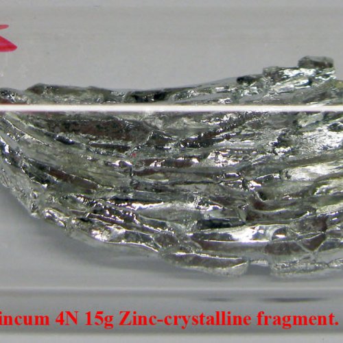 Zinek - Zn - Zincum 4N 15g Zinc-crystalline fragment..jpg