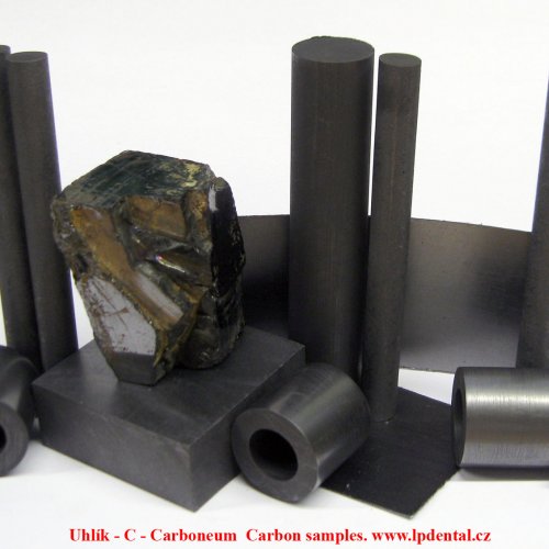 Uhlík - C - Carboneum  Carbon samples..jpg