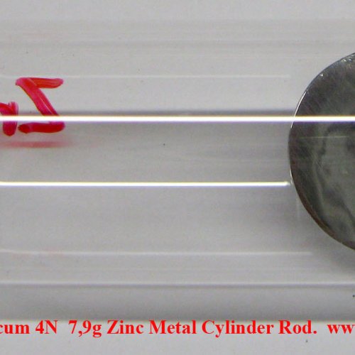 Zinek - Zn - Zincum 4N  7,9g Zinc Metal Cylinder Rod..jpg