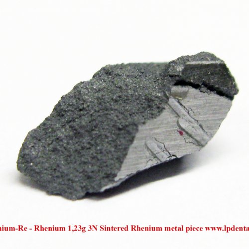 Rhenium-Re - Rhenium 1,23g 3N Sintered Rhenium metal piece 4.jpg