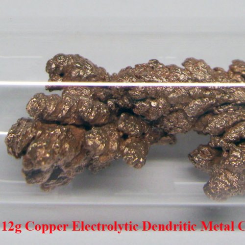 Měď - Cu - Cuprum 3N 12g Copper Electrolytic Dendritic Metal Crystals..jpg