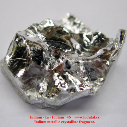 Indium - In - Indium 4N Indium metallic crystalline fragment. 2.png