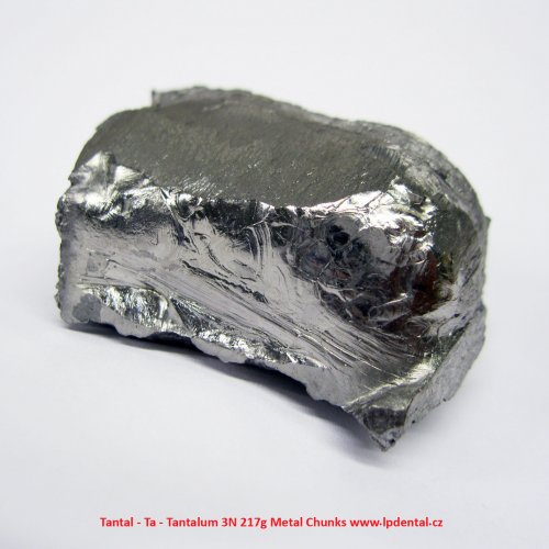 Tantal - Ta - Tantalum 3N 217g Metal Chunks 11.jpg