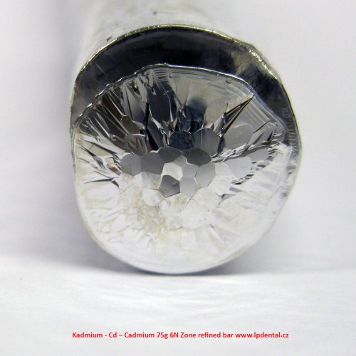 Kadmium - Cd – Cadmium 75g 6N Zone refined bar 6.jpg