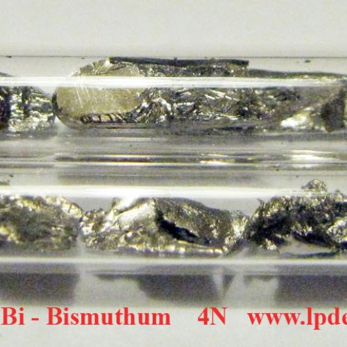 Bismut - Bi - Bismuthum Crystalline fragments/Pieces