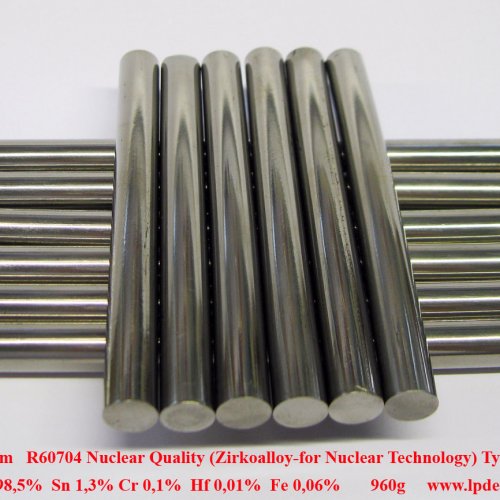 Zirkonium - Zr - Zirconium Metal Cylinder Rods
