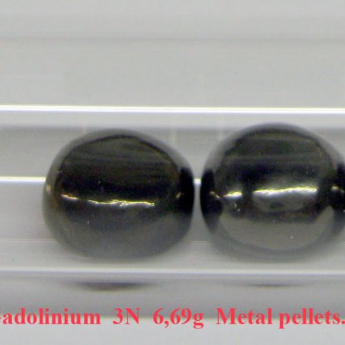 Gadolinium - Gd - Gadolinium  3N  6,69g  Metal pellets..jpg