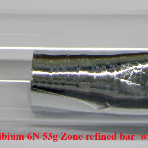 Antimon - Sb - Stibium 6N 53g Zone refined bar.jpg