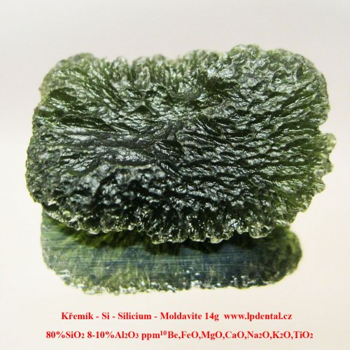 Křemík - Si - Silicium - Moldavite 14g 1.jpg