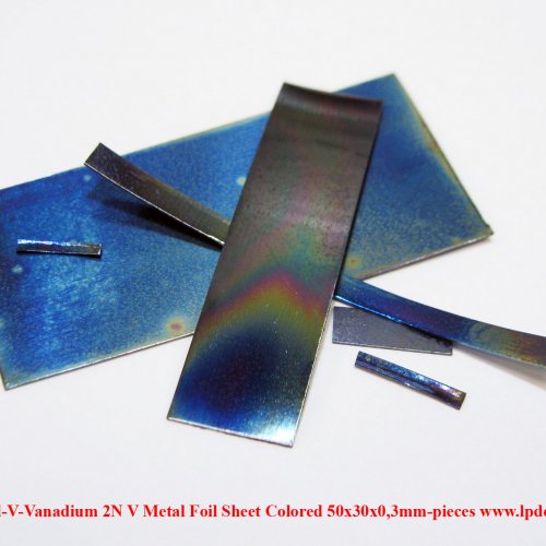 Vanad-V-Vanadium 2N V Metal Foil Sheet Colored 50x30x0,3mm-pieces.jpg