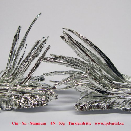 Cín - Sn - Stannum    4N   Tin dendritic 3.jpg