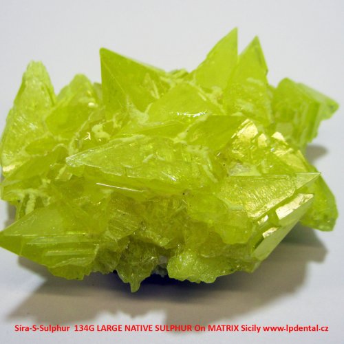 Síra-S-Sulphur  134G LARGE NATIVE SULPHUR On MATRIX Sicily 1.jpg