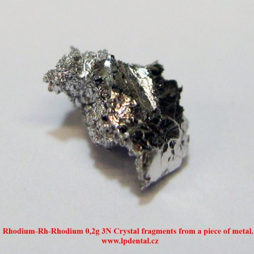 Rhodium-Rh-Rhodium 0,2g 3N Crystal fragments from a piece of metal. 3.jpg