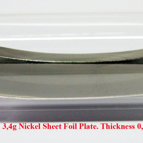Nikl - Ni - Niccolum 3N 3,4g Nickel Sheet Foil Plate. Thickness 0,3mm. 1.jpg