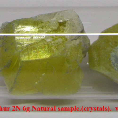 Síra - S - Sulphur 2N 6g Natural sample.(crystals)..jpg
