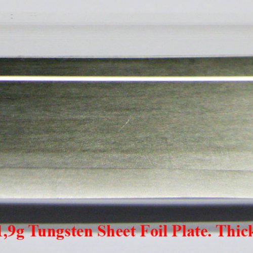 Wolfram-W-Wolframium 3N6 1,9g Tungsten Sheet Foil Plate. Thickness 0,1mm..jpg