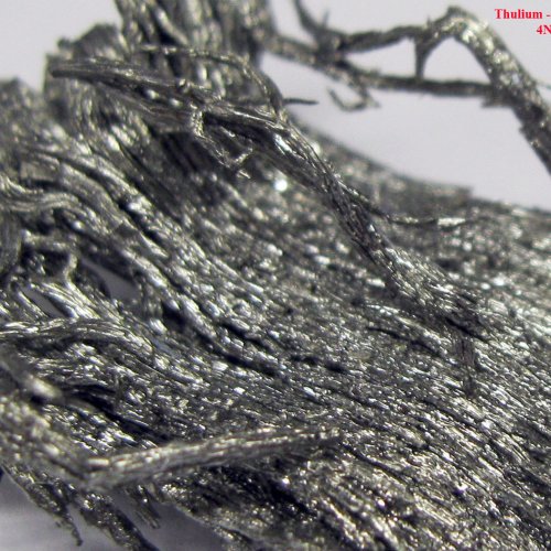 Thulium - Tm - Thulium -  sublimed dendritic sample.