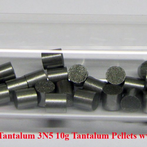 Tantal - Ta - Tantalum 3N5 10g Tantalum Pellets 1.jpg