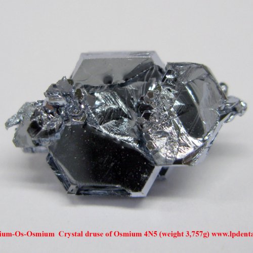 Osmium-Os-Osmium  Crystal druse of Osmium 4N5 (weight 3,757g) 3.jpg