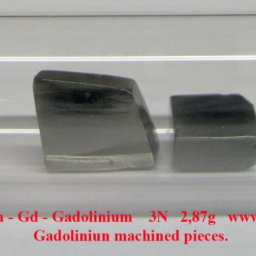 Gadolinium - Gd - Gadolinium 3N-Gd machined pieces.png