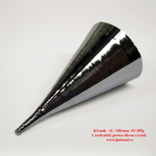 Křemík - Si - Silicium  4N 205g Czochralski grown silicon crystal. 3.jpg