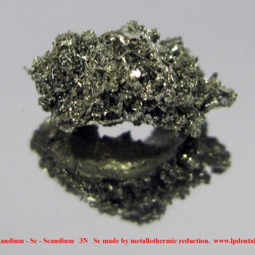 Skandium - Sc - Scandium   3N     Sc made by metallothermic reduction.  10.jpg