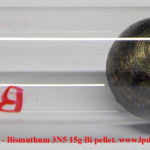 Bismut - Bi - Bismuthum 3N5 15g Bi pellet..jpg