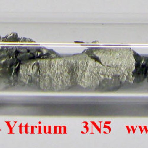 Yttrium - Y - Yttrium Metal crystalline fragments-pieces