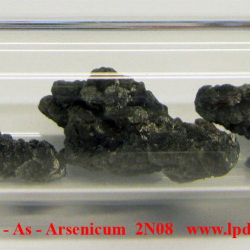 Arsen - As - Arsenicum - Crystalline pieces.