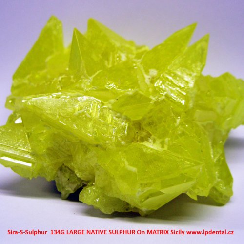 Síra-S-Sulphur  134G LARGE NATIVE SULPHUR On MATRIX Sicily 4.jpg