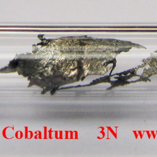 Kobalt - Co - Cobaltum melted by electromagnetic induction.