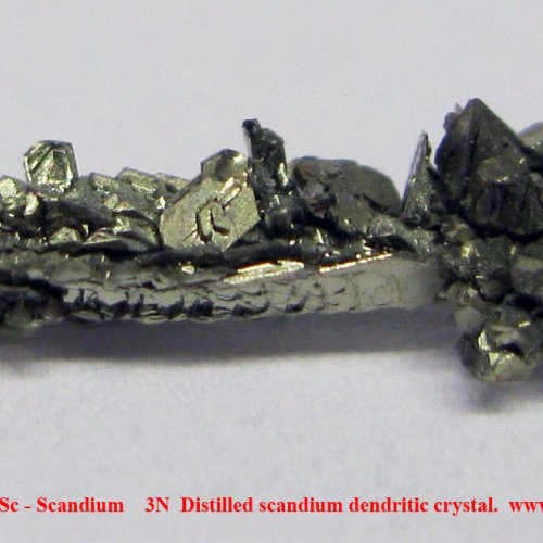 Skandium - Sc - Scandium    3N  Distilled scandium dendritic crystal. 26.jpg