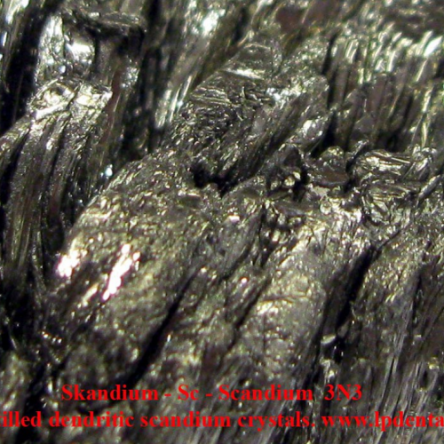 Skandium - Sc - Scandium 3N3 Distilled dendritic scandium crystals.png