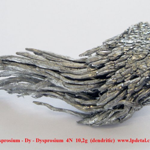 Dysprosium - Dy - Dysprosium  Distilled  Dendritic Piece Sample