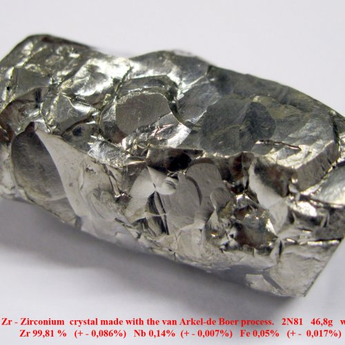 Zirkonium - Zr - Zirconium  crystal made with the van Arkel-de Boer process. 3.jpg
