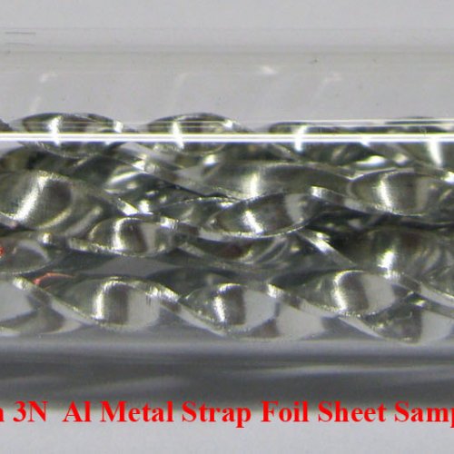 Hliník - Al - Aluminium 3N  Al Metal Strap Foil Sheet Sample..jpg