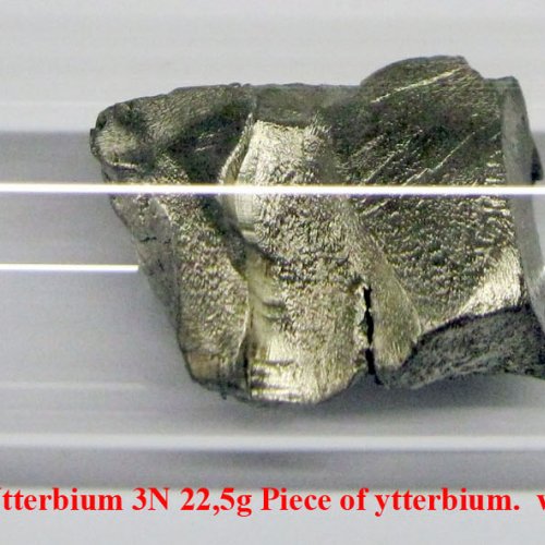 Ytterbium - Yb - Ytterbium 3N 22,5g Piece of ytterbium..jpg