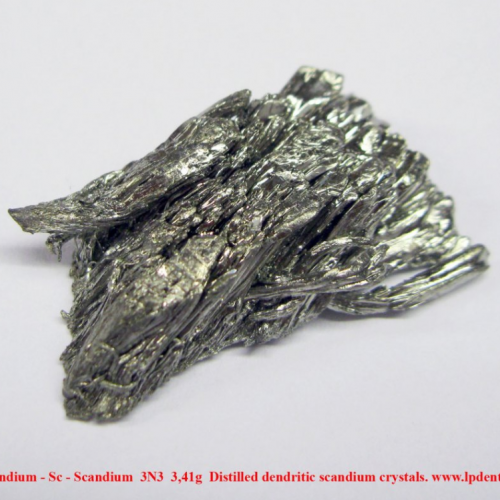 Skandium - Sc - Scandium 3N3 3,41g Distilled dendritic scandium crystals. 2.png