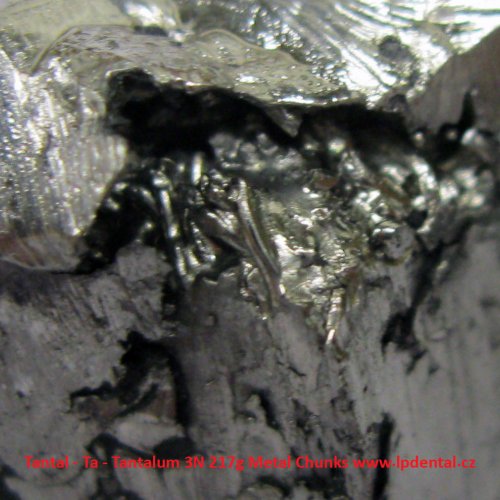 Tantal - Ta - Tantalum 3N 217g Metal Chunks 10.jpg