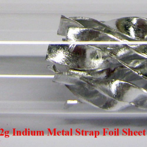 Indium - In - Indium 4N 3,2g Indium Metal Strap Foil Sheet Sample..jpg