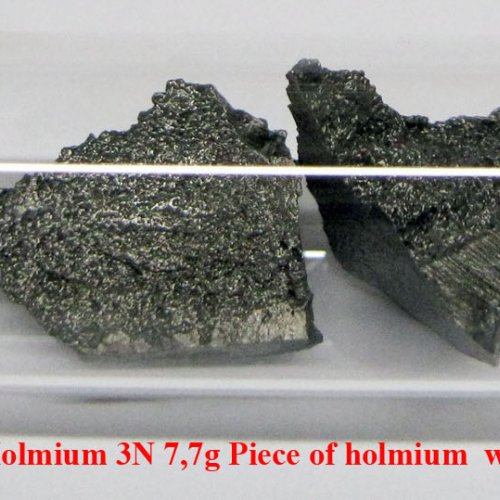 Holmium-Ho-Holmium 3N 7,7g Piece of holmium.jpg